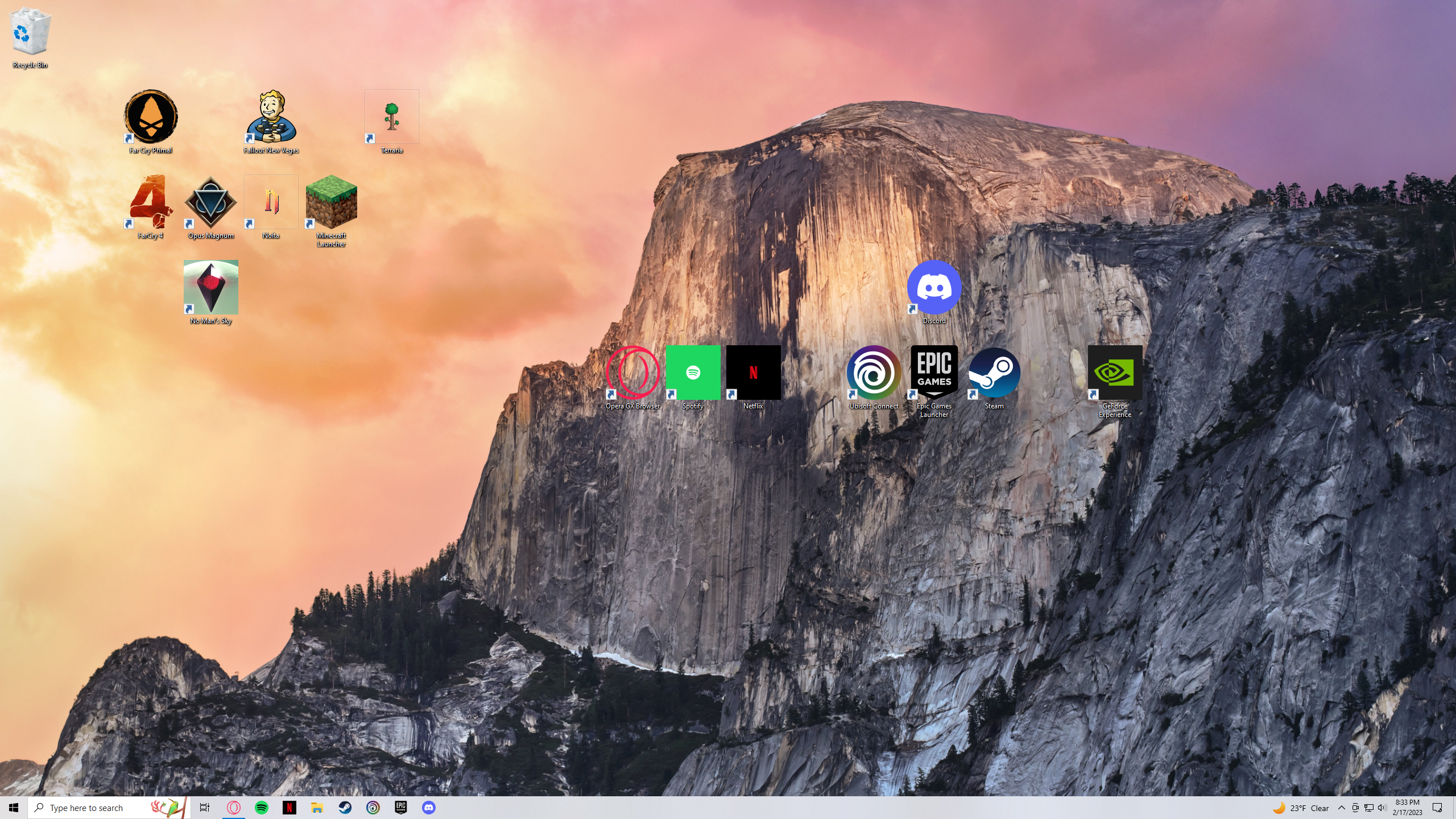 screenshot of dual boot windows gaming desktop
